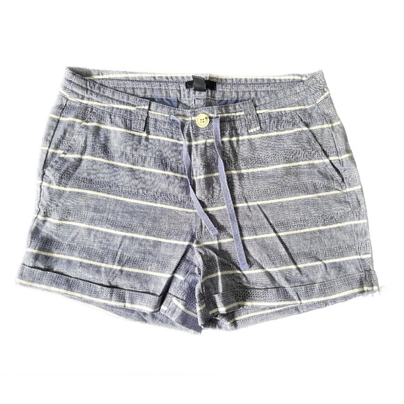 GAP Linen Blend shorts with front and back pockets  drawstring closure 4" - Picture 1 of 8